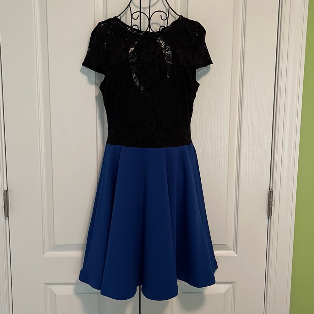 Lace top dress